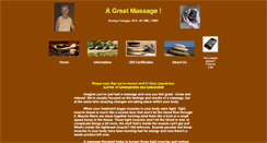 Desktop Screenshot of agreatmassage.net